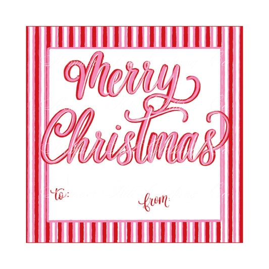 Merry Christmas Gift Tag