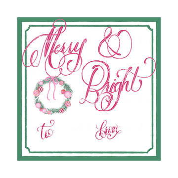 Merry & Bright Gift Tag