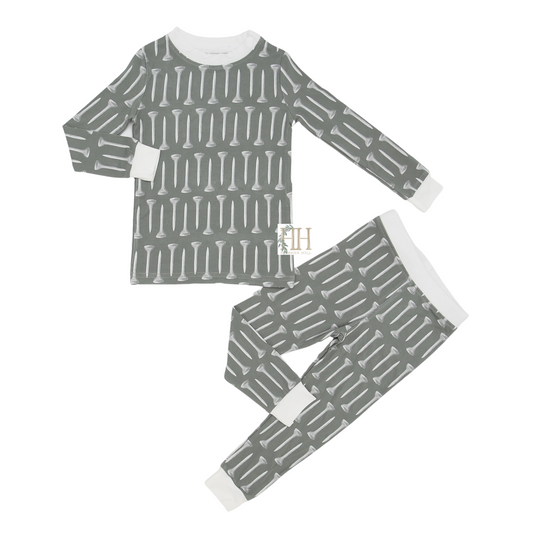 Boys Green Teed Up Loungewear Set