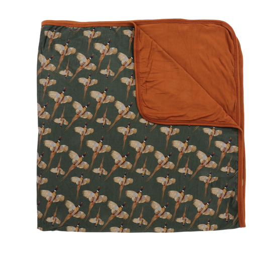 Pheasant Stroller Blanket