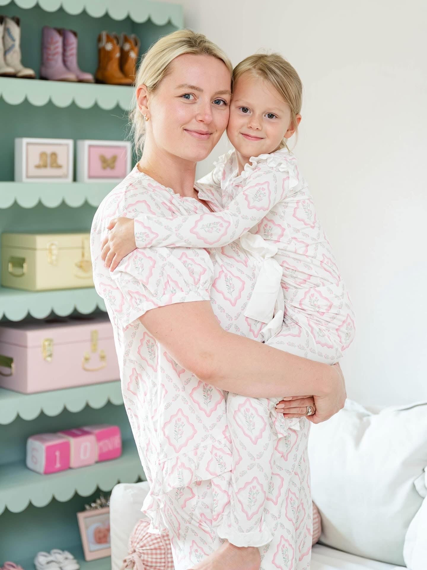 Womens Petite Bloom Loungewear Set