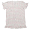Womens Floral Heart Ruffle Sleeve Bamboo Nightgown