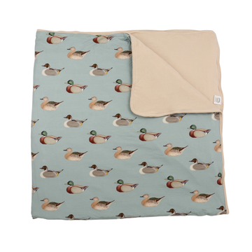 Vintage Ducks Large Blanket