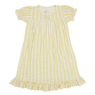 Girls Yellow Stripe Nightgown