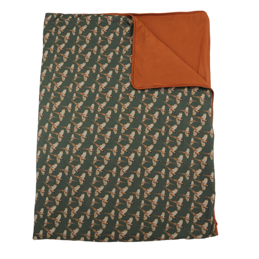 Pheasant Twin Size Blanket Cover