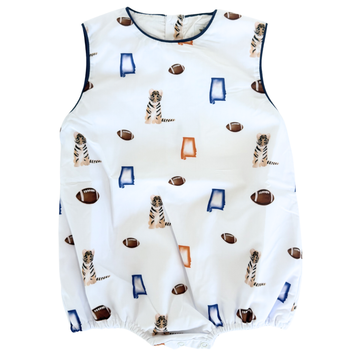 Sleeveless Navy Tiger Bubble