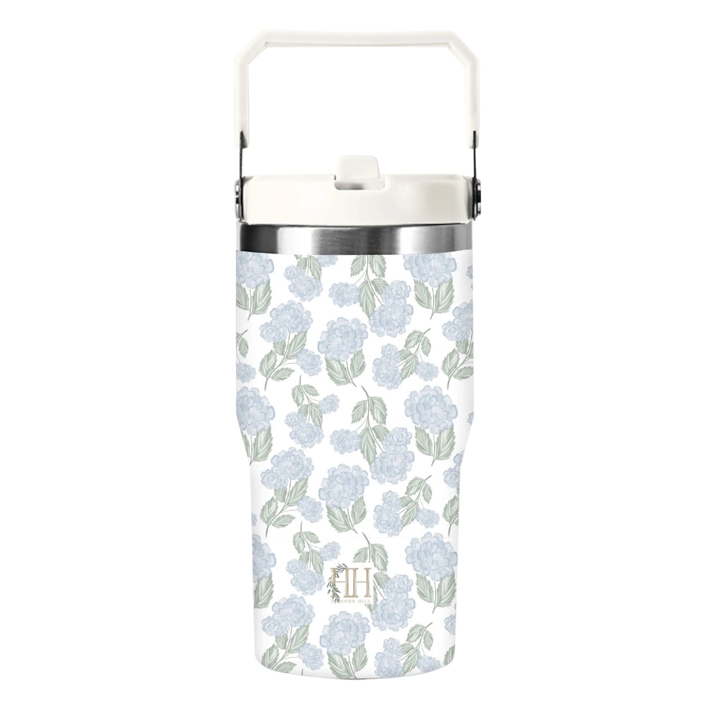 Hydrangea Straw Cup