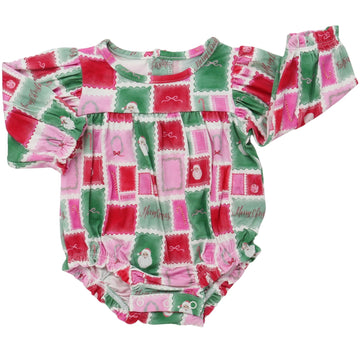 Girls Letter to Santa Long Sleeve Bamboo Bubble