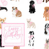 Pink Happy Birthday Gift Tag