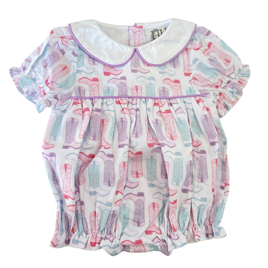 Girls Petals & Spurs Collared Bubble
