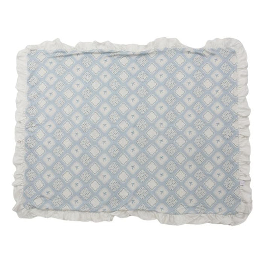 Quilted Bow Ruffle Standard Pillowcase