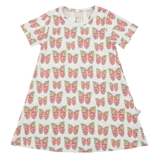 Girls Butterfly Bamboo Dress