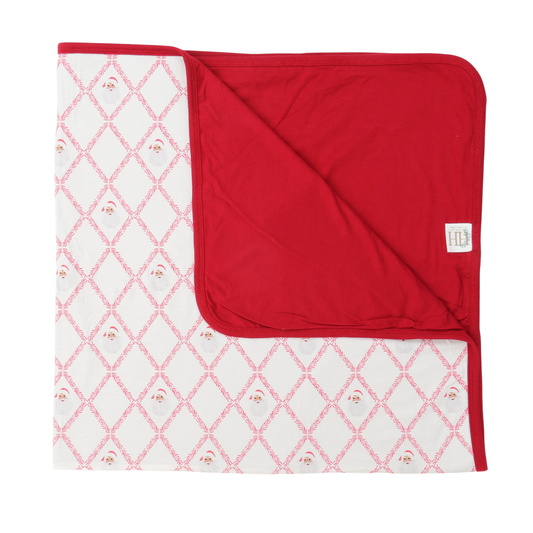 Trellis Sleigh Bells Stroller Blanket
