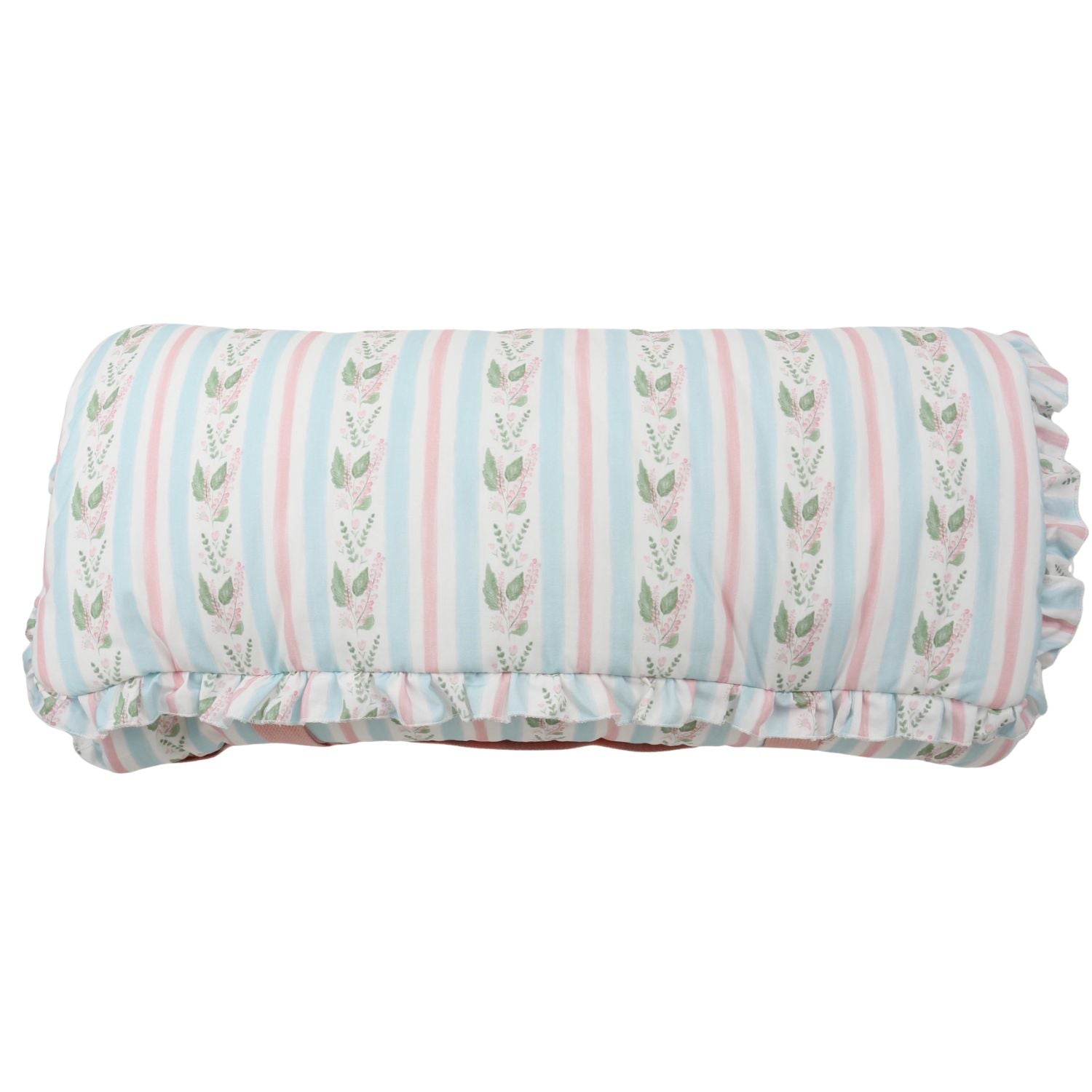 Blue Stripe Floral Nap Mat