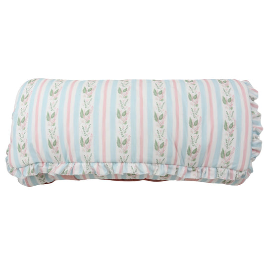 Blue Stripe Floral Nap Mat