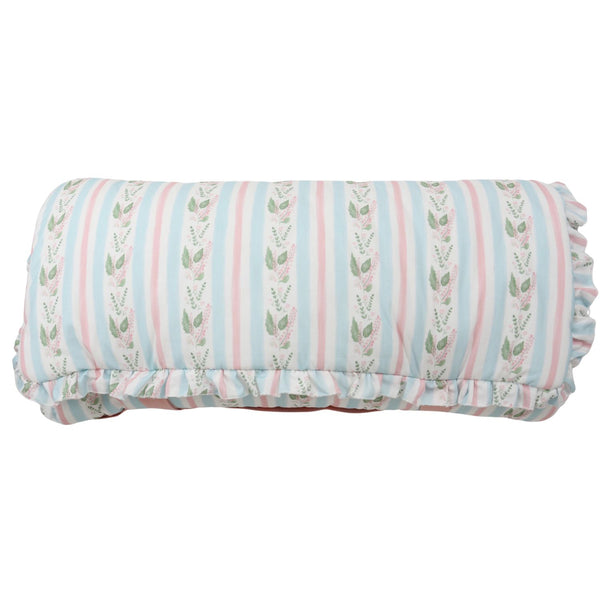 Blue Stripe Floral Nap Mat