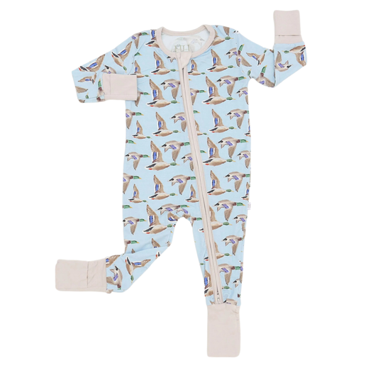 Boys Flyin' South Double Zipper Romper
