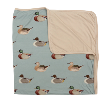 Vintage Ducks Stroller Blanket