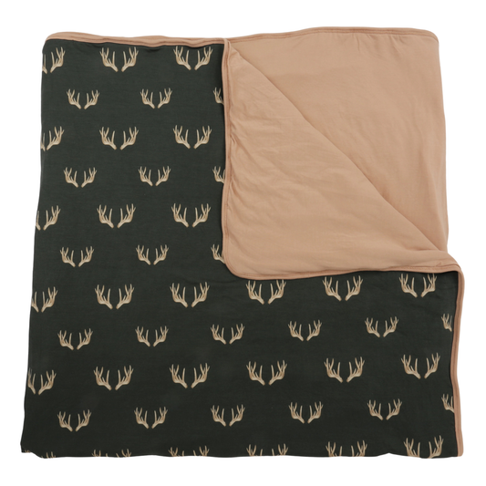 Antlers Large Blanket