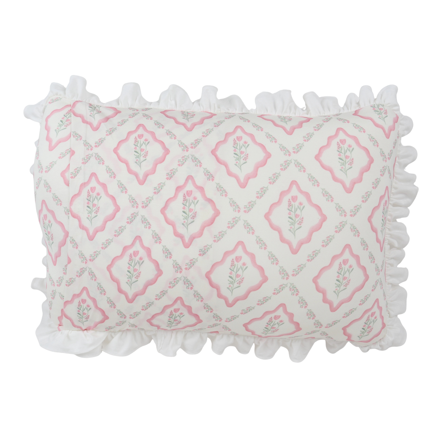 Petite Bloom Ruffle Throw Pillow & Pillowcase