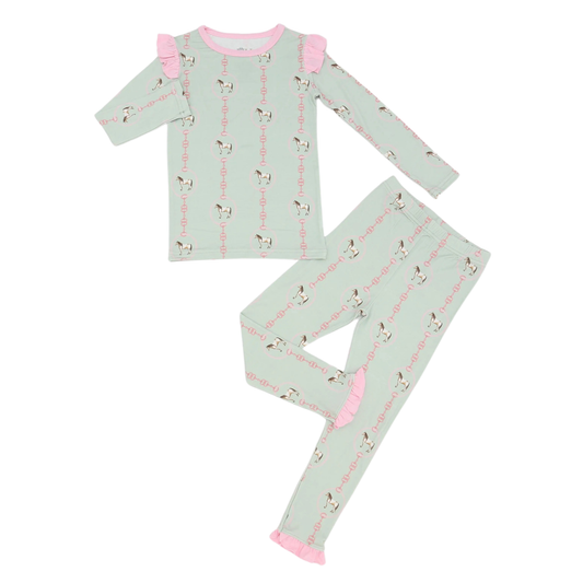 Girls Paloma Roundup Ruffle Loungewear Set