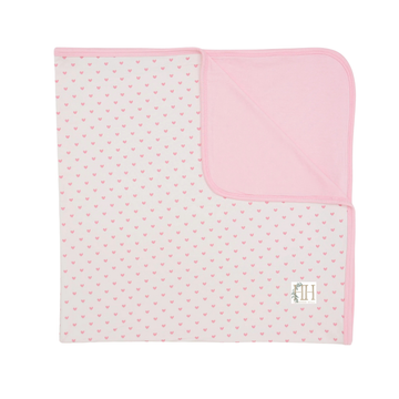 Girls Piece of My Heart Stroller Blanket