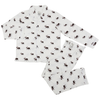 Womens Reindeer Long Sleeve Button Down Bamboo Loungewear Set