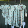 Girls Vintage Duck Double Zipper Romper