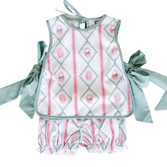 Girls Arizona Side Tie Bloomer Set