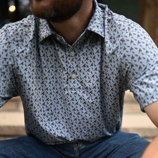 Mens Quail Performance Polo