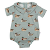 Boys Vintage Duck Collared Bamboo Bubble