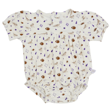 Girls Purple Toad Pom Bamboo Bubble