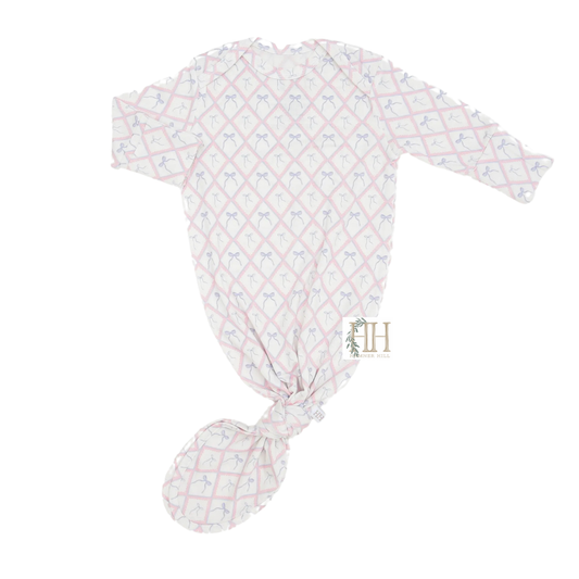 Girls Ribbons and Bows Knotted Gown