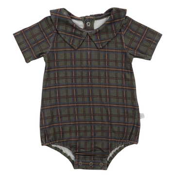 Boys Cabin Cozy Collared Bamboo Bubble
