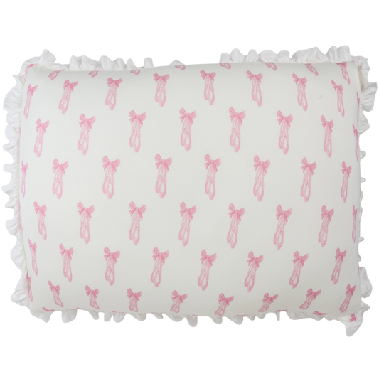Girls Tiny Dancer Ruffle Standard Pillow & Pillowcase