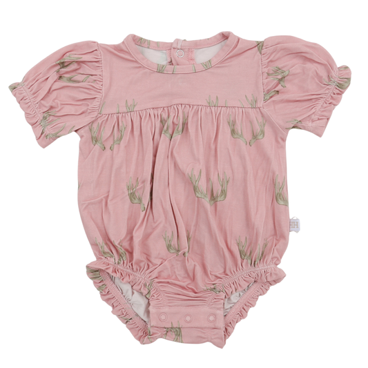Girls Pink Antler Bamboo Bubble