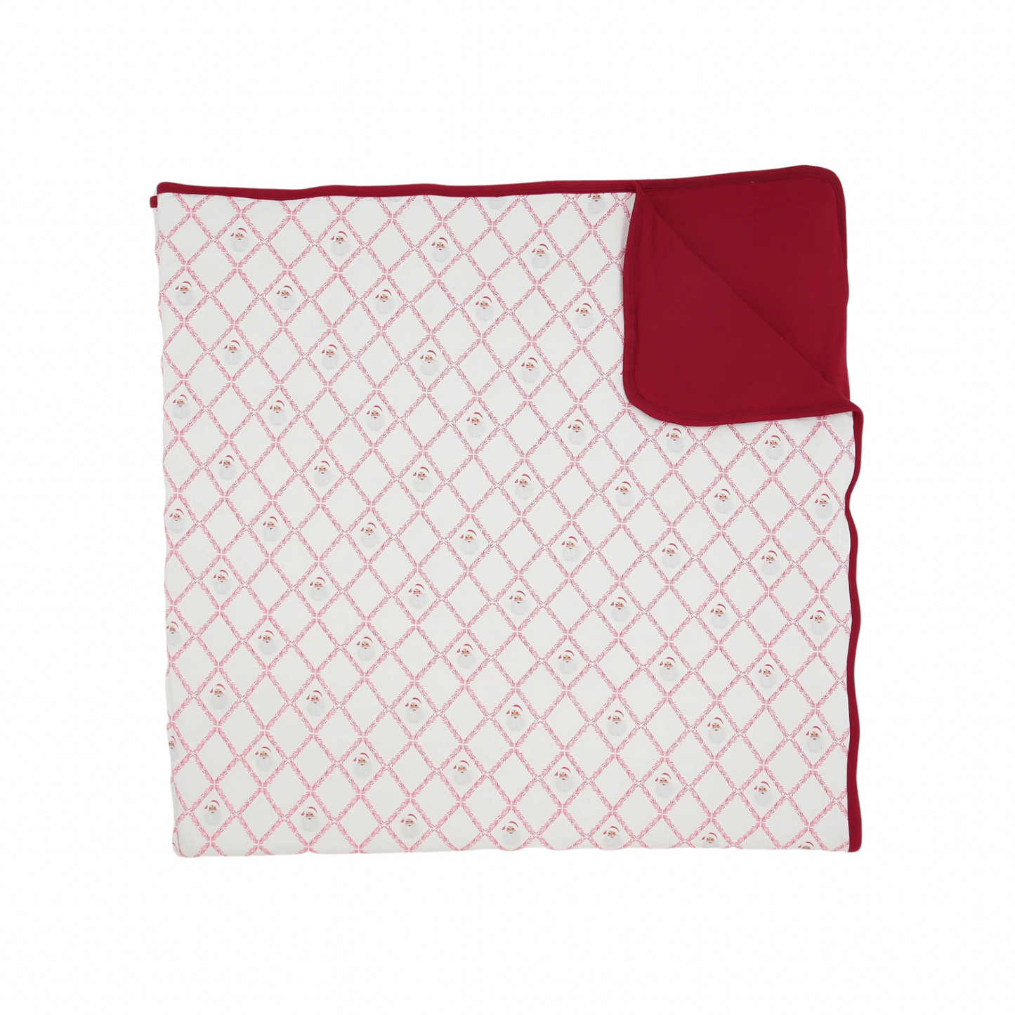 Trellis Santa Large Blanket