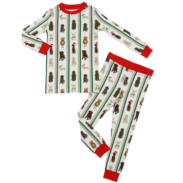 Boys Santa Pups Loungewear Set