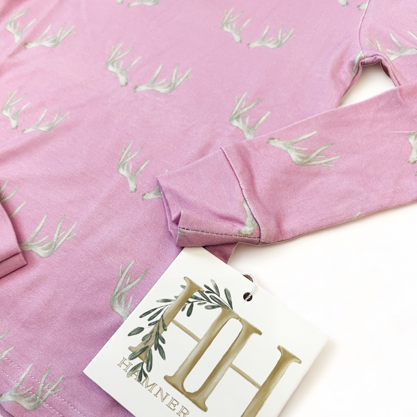 Pink Antler Loungewear Set (OLDER FIT/STYLE)