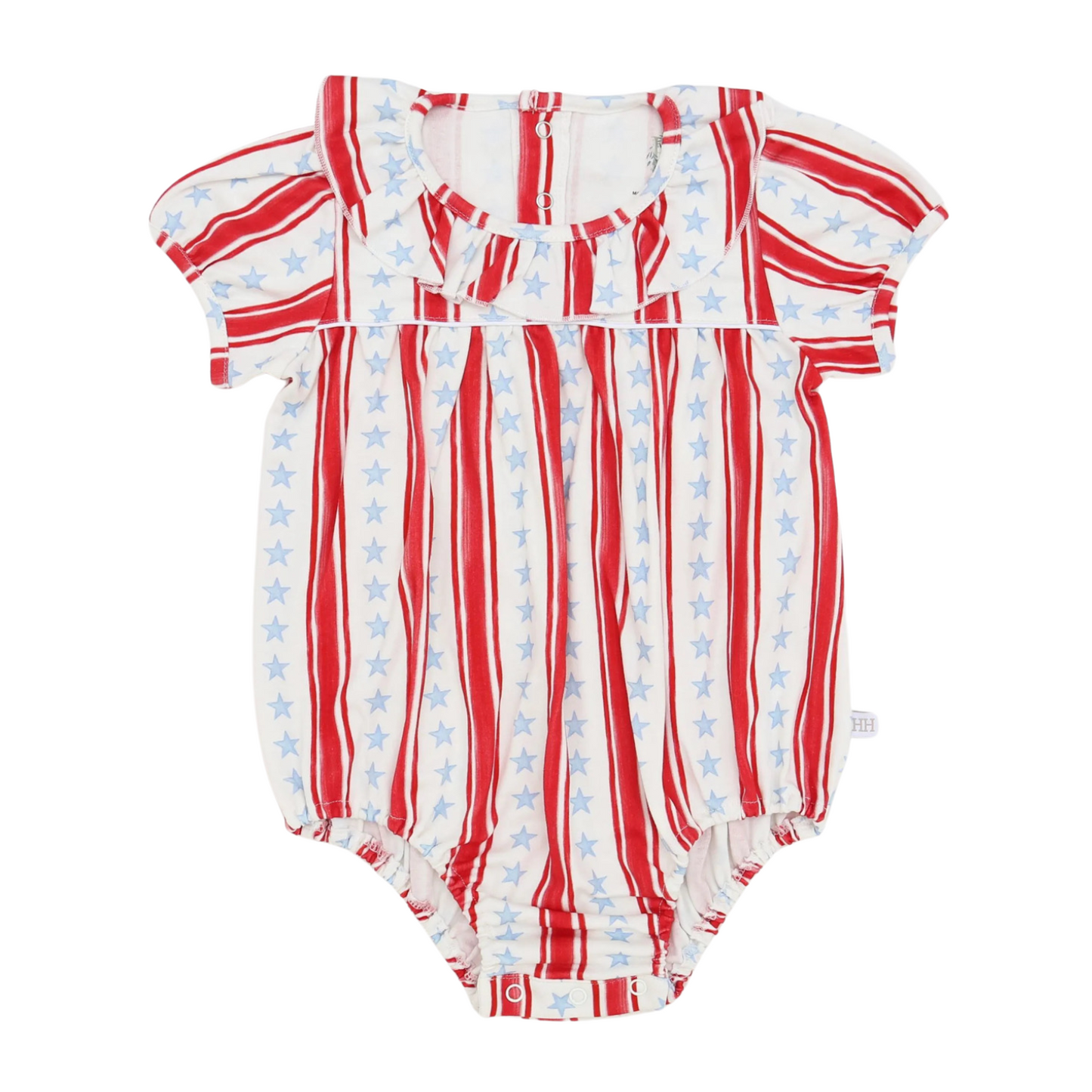 Girls Stars and Stripes Cotton Bubble