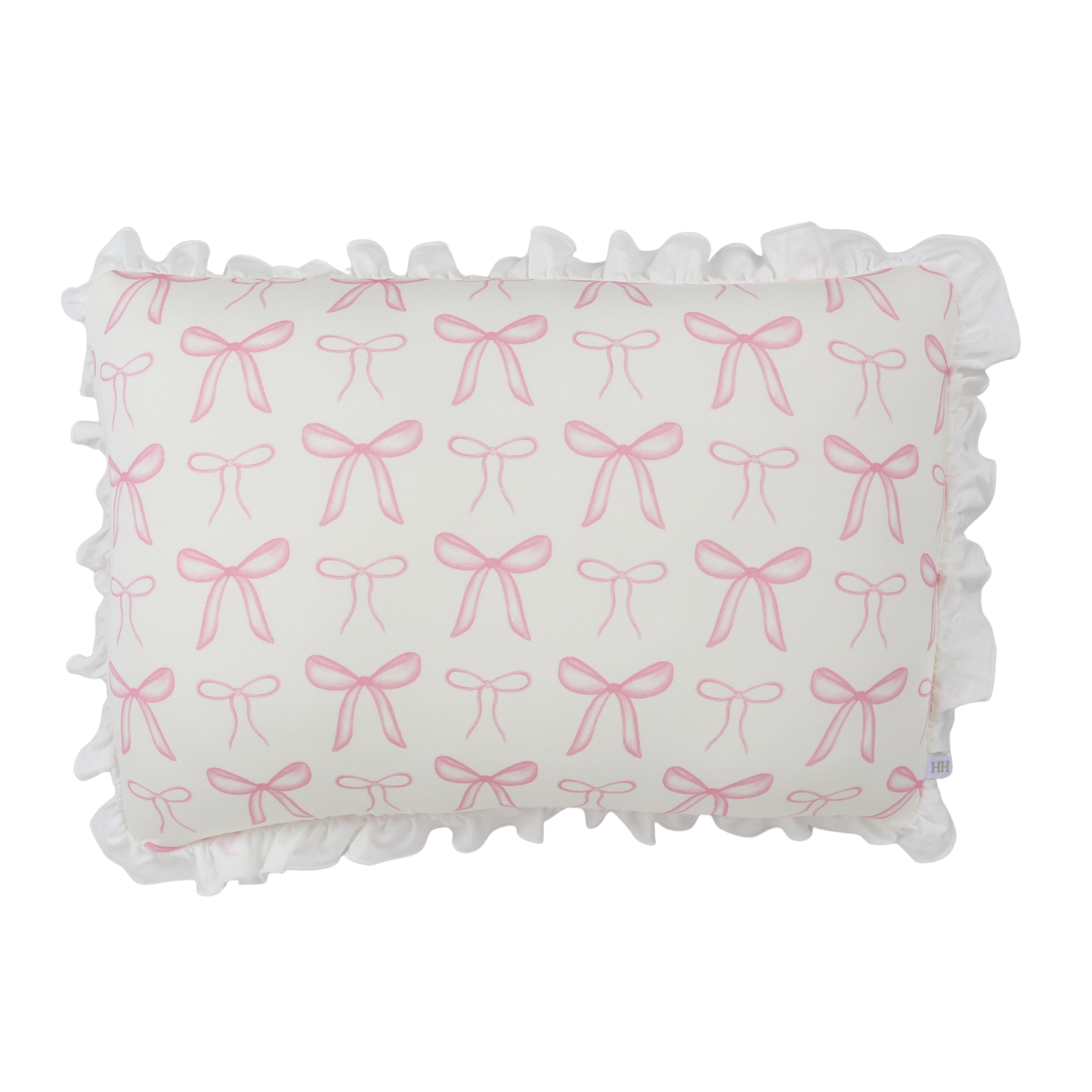 Bigger the Bow Ruffle Throw Pillow & Pillowcase
