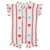Boys Back to School Button Romper