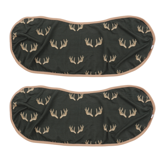 Antler Burp Cloth Bib (Pack of 2)