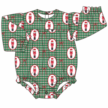 (PRE ORDER: EARLY NOVEMBER) Girls Nutcracker Long Sleeve Bamboo Bubble