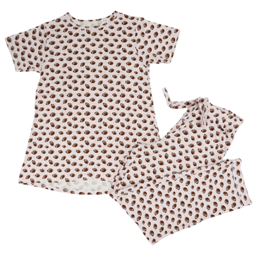 Womens Pink Football Loungewear Set