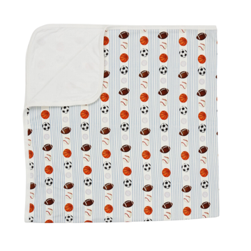 Boys Sports Stroller Blanket