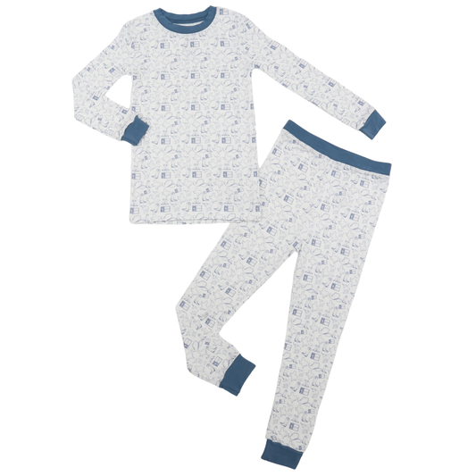 Boys Wild West Blue Loungewear Set