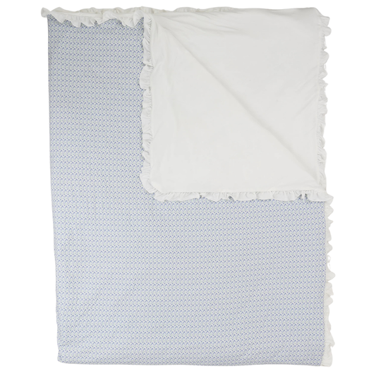 Purple Poppy Twin Size Blanket Cover