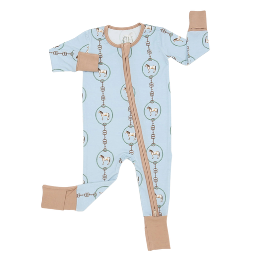 Boys Paloma Roundup Double Zipper Romper