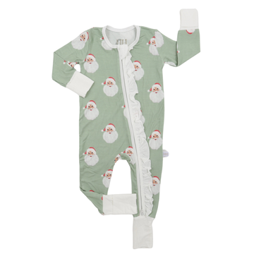 Girls Sleigh Bells Double Zipper Romper